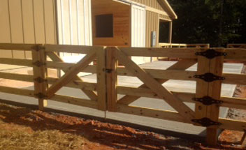Farm fence gate